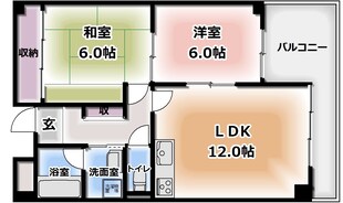 平安ハイツの物件間取画像